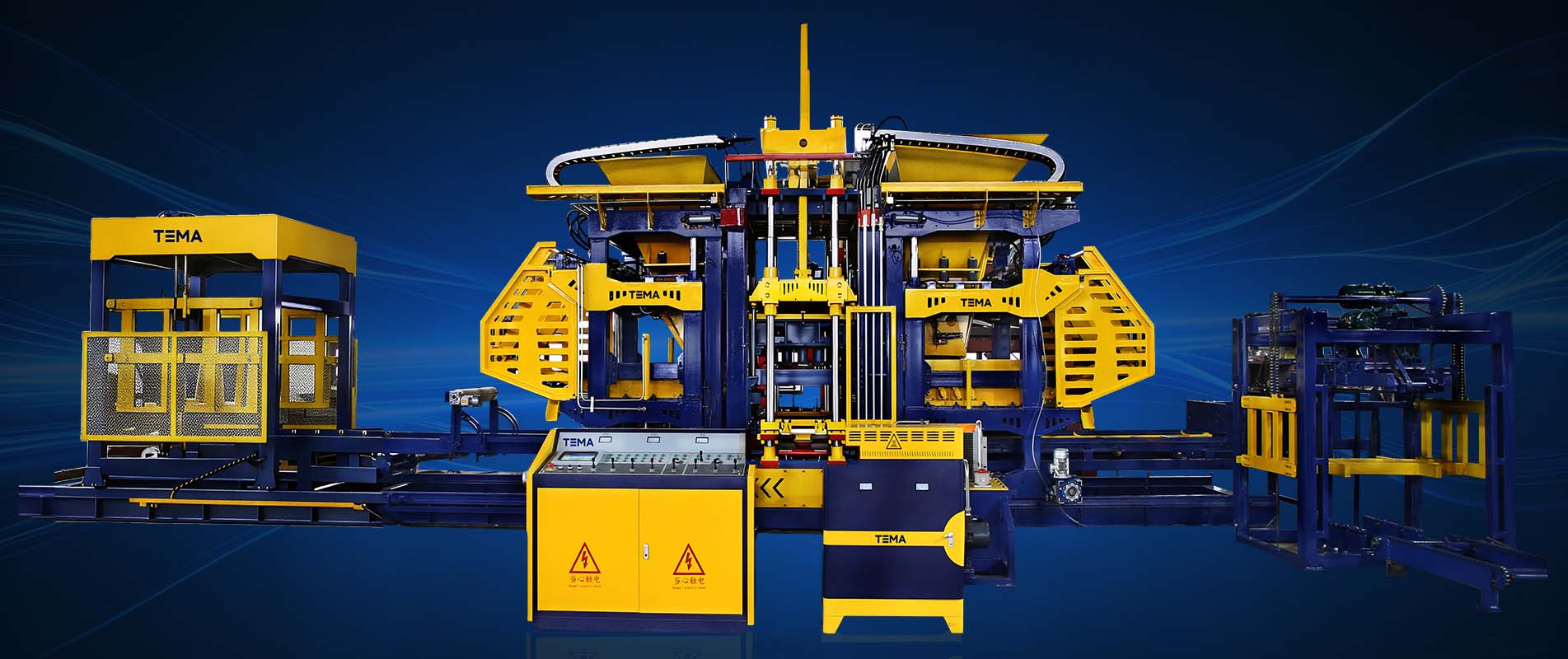 Machine à pavés robuste